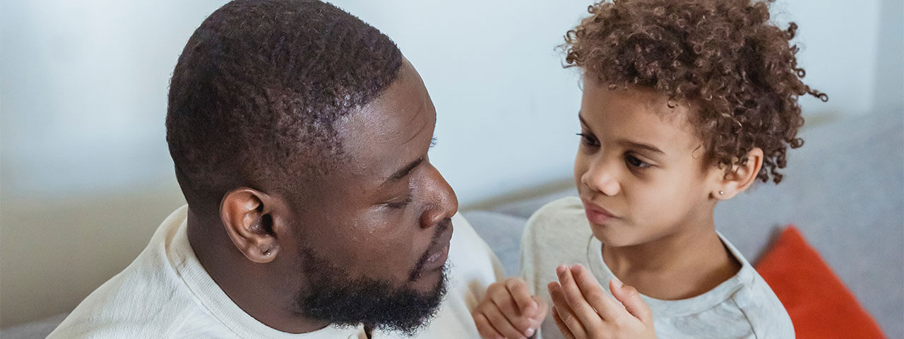 Man and boy going to Vision Therapy for Visual Processing Difficulties